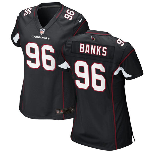 Eric Banks Arizona Cardinals Nike Women's Alternate Game Jersey - Black