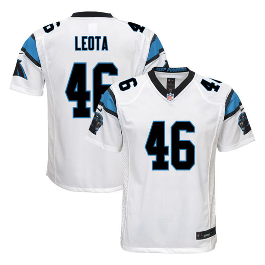 Eku Leota  Carolina Panthers Nike Youth Game Jersey - White