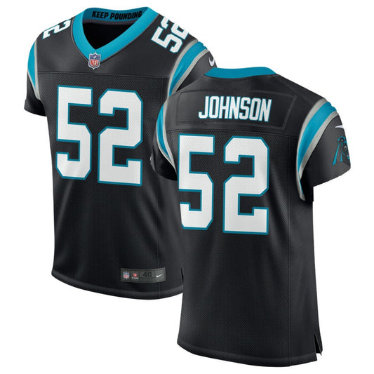 DJ Johnson Carolina Panthers Nike Classic Elite Jersey - Black