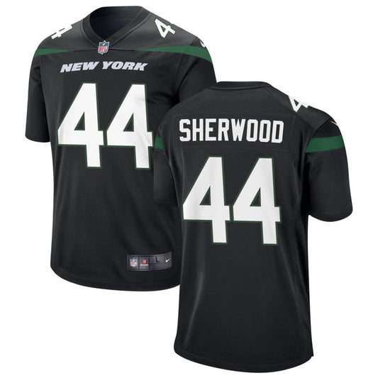 Jamien Sherwood New York Jets Nike Youth Game Jersey - Black