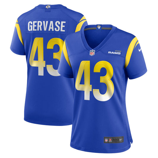 Jake Gervase Los Angeles Rams Nike Women's Game Player Jersey - Royal