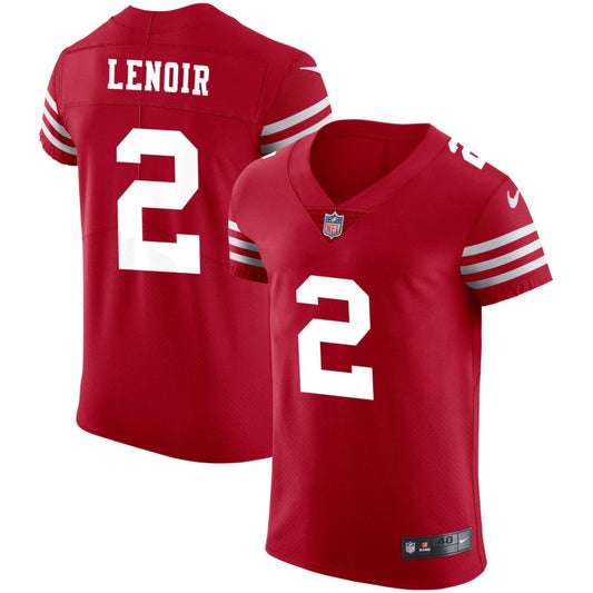 Deommodore Lenoir San Francisco 49ers Nike Vapor Elite Jersey - Scarlet