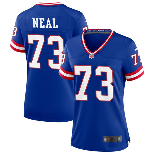 Evan Neal New York Giants Nike Women's Classic Game Jersey - Royal