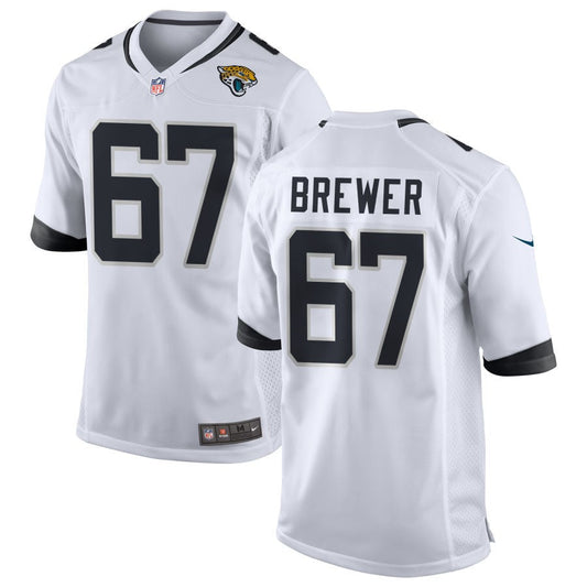 Chandler Brewer Jacksonville Jaguars Nike Game Jersey - White