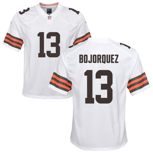 Corey Bojorquez Nike Cleveland Browns Youth Game Jersey - White