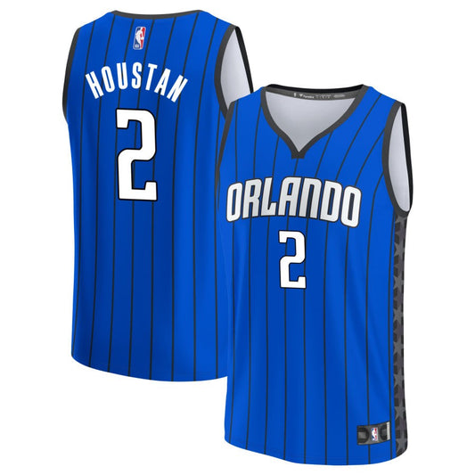 Caleb Houstan  Orlando Magic Fanatics Branded Fast Break Jersey - Blue - Statement Edition