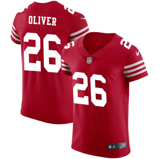 Isaiah Oliver San Francisco 49ers Nike Vapor Elite Jersey - Scarlet