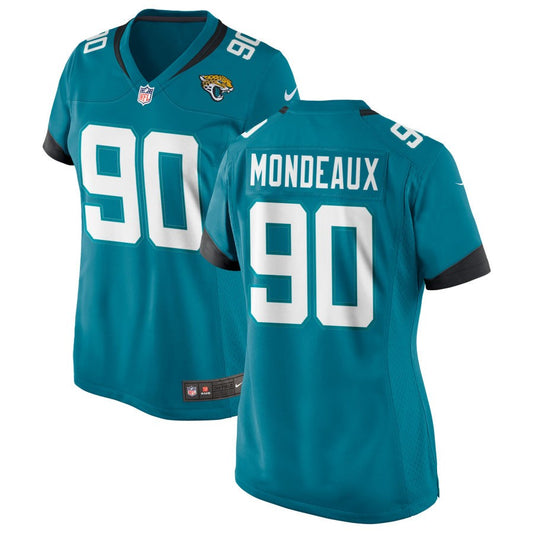 Henry Mondeaux Jacksonville Jaguars Nike Women's Alternate Jersey - Teal