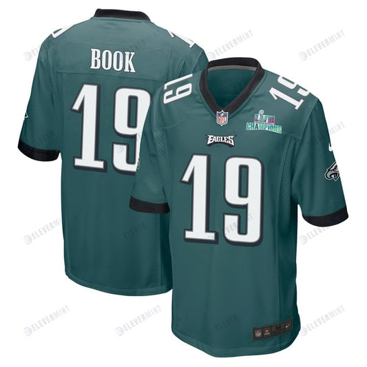 Ian Book 19 Philadelphia Eagles Super Bowl LVII Champions Men Game Jersey - Midnight Green