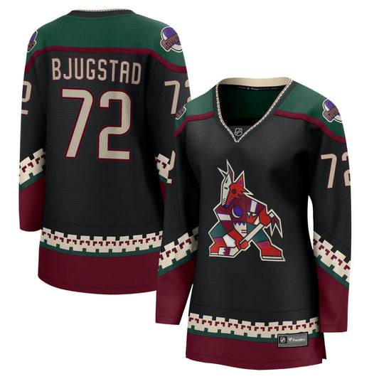 Nick Bjugstad Arizona Coyotes Fanatics Branded Women's 2021/22 Home Breakaway Jersey - Black