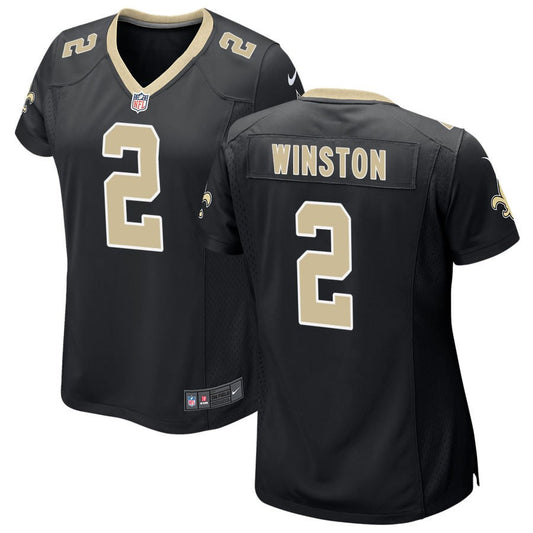 Jameis Winston New Orleans Saints Nike Women's Game Jersey - Black