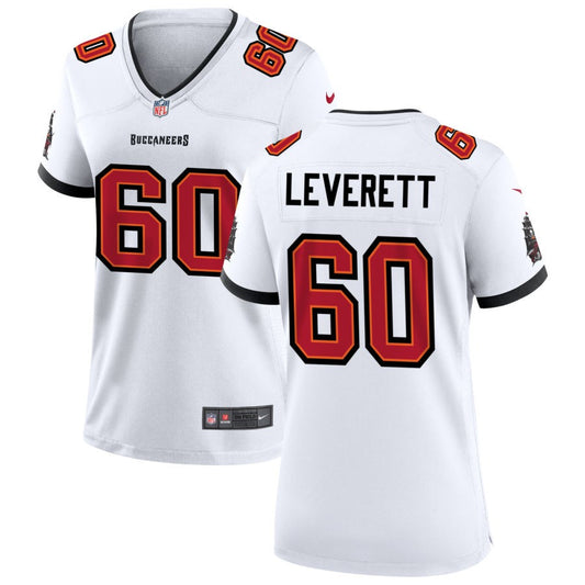 Nick Leverett Nike Tampa Bay Buccaneers Women's Game Jersey - White