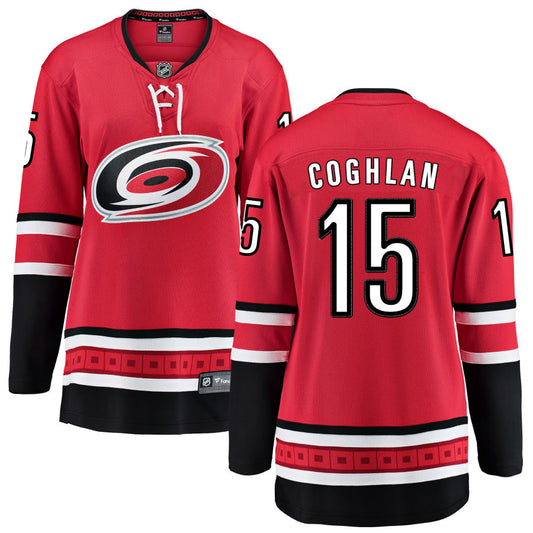 Dylan Coghlan Carolina Hurricanes Fanatics Branded Women's Home Breakaway Jersey - Red