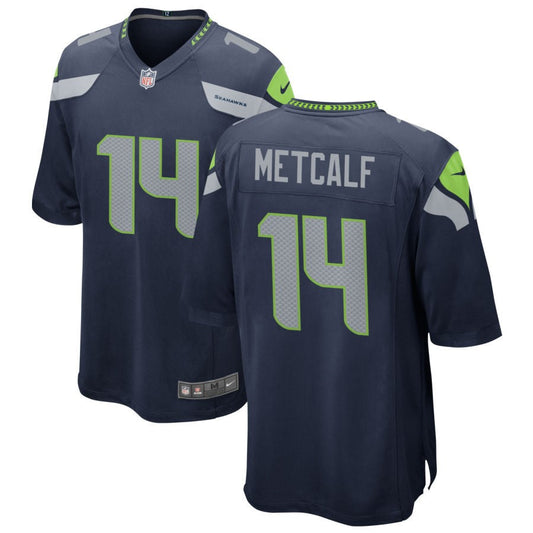 DK Metcalf Seattle Seahawks Nike Game Jersey - College Navy