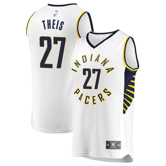 Daniel Theis Indiana Pacers Fanatics Branded Fast Break Replica Jersey - Association Edition - White