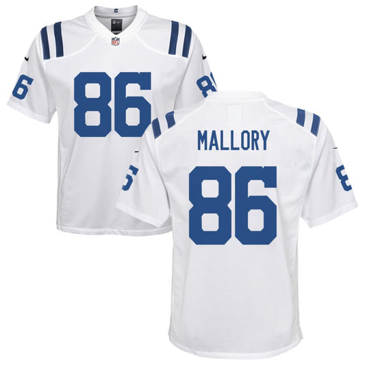 Will Mallory Nike Indianapolis Colts Youth Game Jersey - White