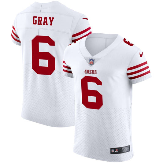 Danny Gray San Francisco 49ers Nike Vapor Elite Jersey - White