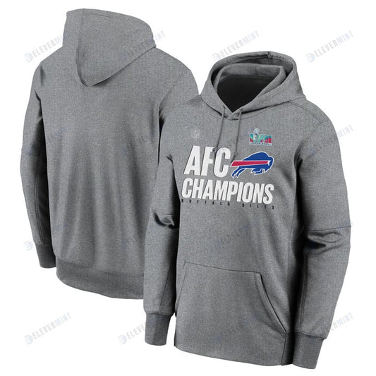 Buffalo Bills AFC Conference Champions Light Grey Pullover Hoodie