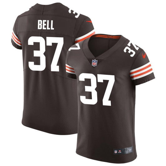 D'Anthony Bell Cleveland Browns Nike Vapor Elite Jersey - Brown