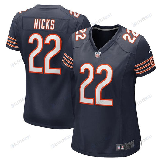 Elijah Hicks 22 New York Giants Women Team Game Jersey - Royal