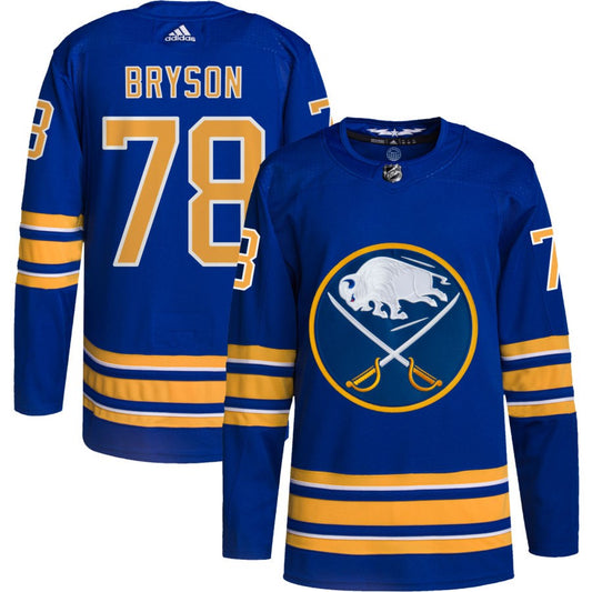 Jacob Bryson Buffalo Sabres adidas Home Authentic Pro Jersey - Royal