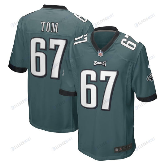 Cameron Tom Philadelphia Eagles Game Player Jersey - Midnight Green