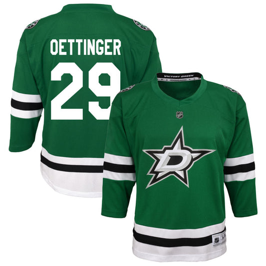 Jake Oettinger Dallas Stars Youth Home Replica Jersey - Green