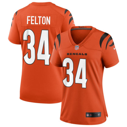 Demetric Felton Cincinnati Bengals Nike Women's Alternate Game Jersey - Orange