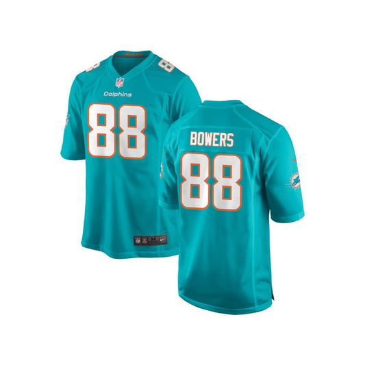 Nick Bowers Miami Dolphins Nike Youth Game Jersey - Aqua