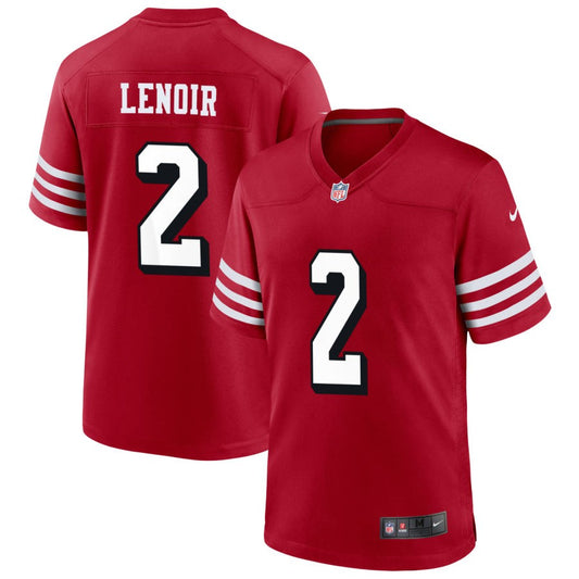 Deommodore Lenoir San Francisco 49ers Nike Alternate Game Jersey - Scarlet