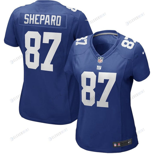 Sterling Shepard 87 New York Giants Women Game Jersey - Royal