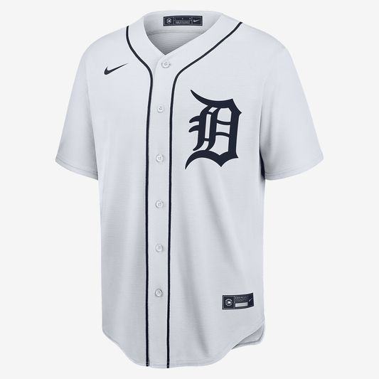 MLB Detroit Tigers Men's Replica Baseball Jersey - White