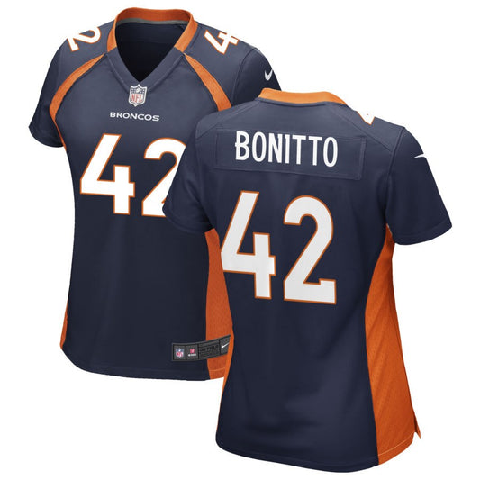 Nik Bonitto Denver Broncos Nike Women's Alternate Game Jersey - Navy