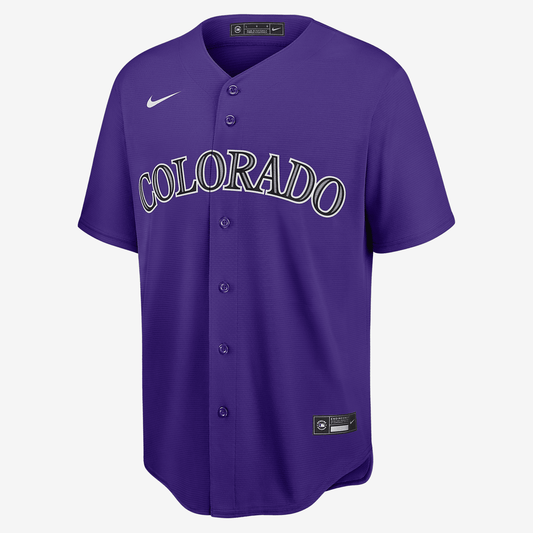 MLB Colorado Rockies Men's Replica Baseball Jersey - Purple