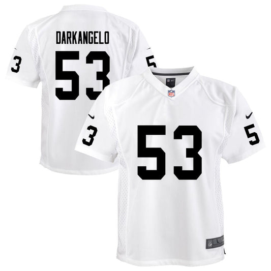 Isaac Darkangelo Las Vegas Raiders Nike Youth Team Game Jersey - White