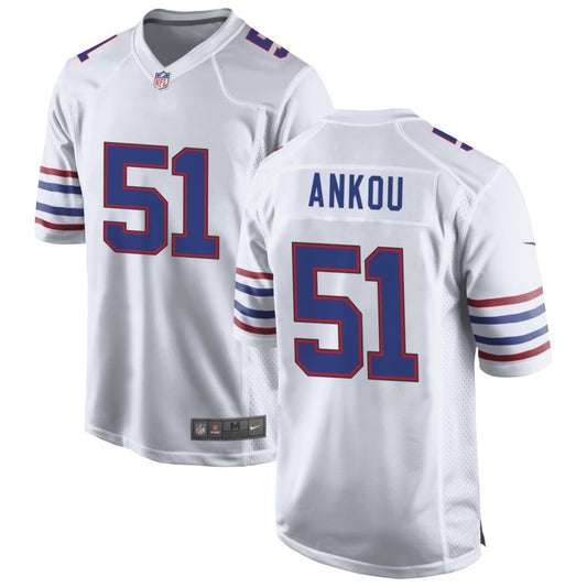 Eli Ankou Buffalo Bills Nike Alternate Game Jersey - White