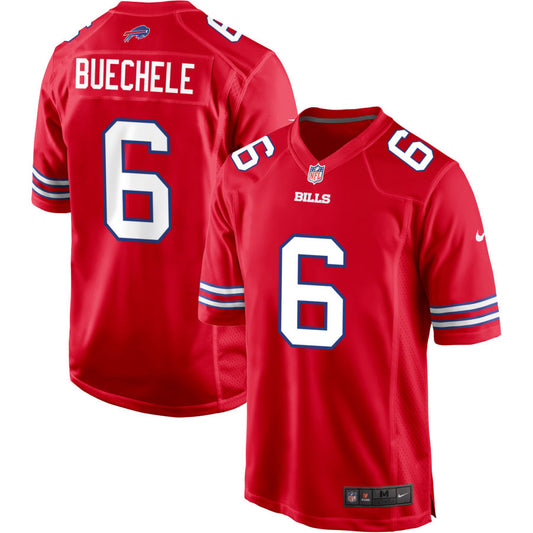 Shane Buechele Buffalo Bills Nike Alternate Game Jersey - Red