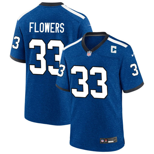 Dallis Flowers  Indiana Nights Indianapolis Colts Nike Alternate Game Jersey - Blue