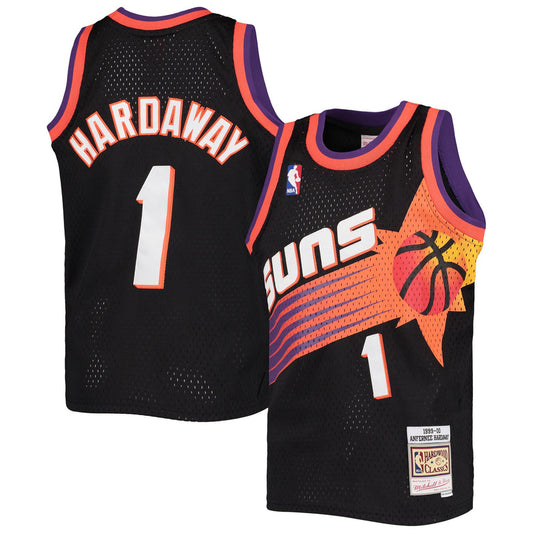 Youth Phoenix Suns Anfernee Penny Hardaway Mitchell & Ness Black Hardwood Classics Swingman Jersey