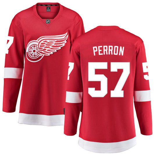 David Perron Detroit Red Wings Fanatics Branded Women's Home Breakaway Jersey - Red