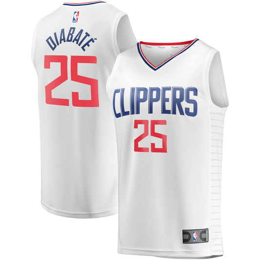 Moussa Diabat?? LA Clippers Fanatics Branded Youth Fast Break Player Jersey - Association Edition - White