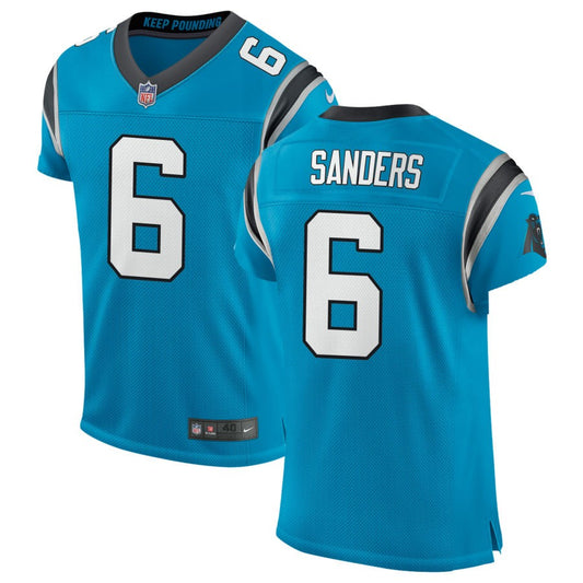 Miles Sanders Carolina Panthers Nike Classic Elite Jersey - Blue