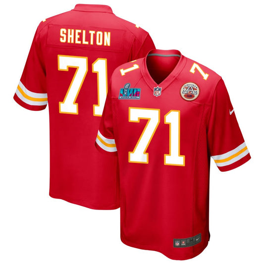 Danny Shelton Kansas City Chiefs Nike Super Bowl LVII Game Jersey - Red