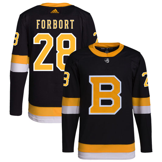 Derek Forbort Boston Bruins adidas Alternate Primegreen Authentic Pro Jersey - Black