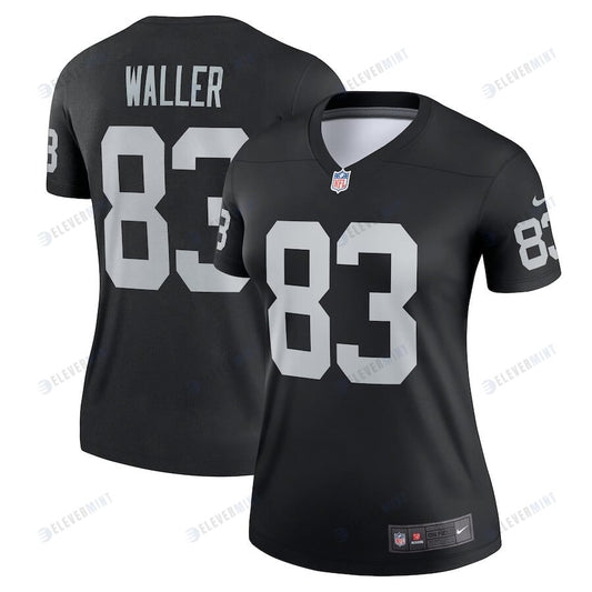 Darren Waller 83 Las Vegas Raiders Women Legend Jersey - Black