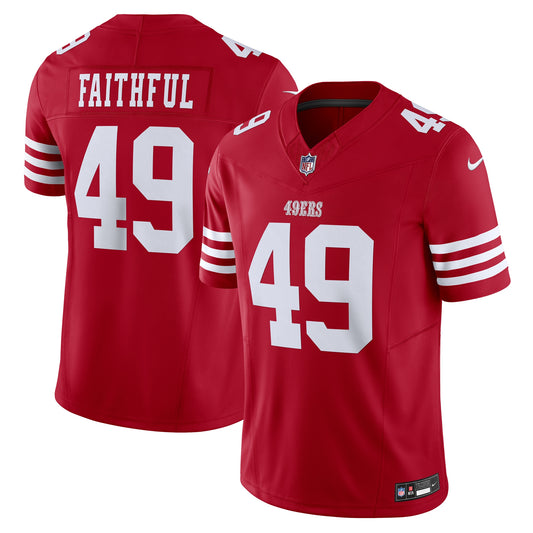 The Faithful San Francisco 49ers Nike Vapor F.U.S.E. Limited Jersey - Scarlet