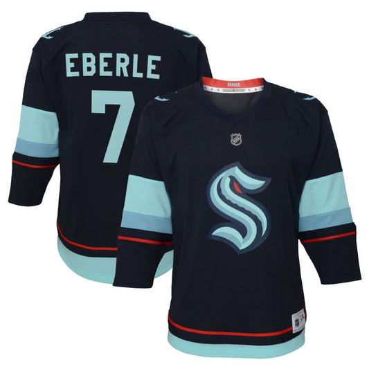 Jordan Eberle Seattle Kraken Youth Home Replica Jersey - Navy