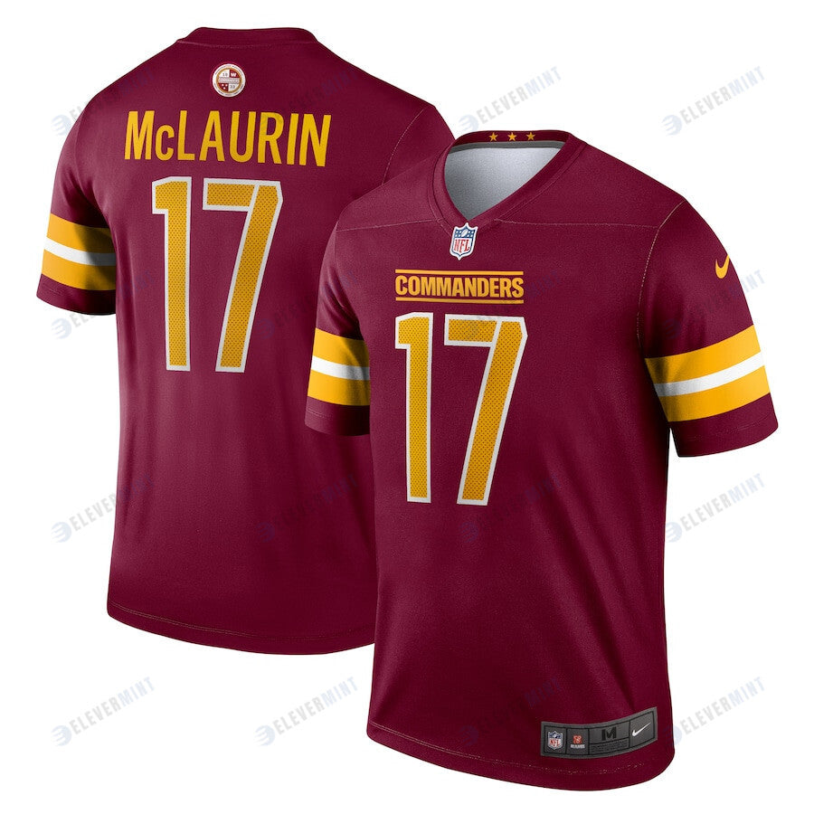 Terry McLaurin 17 Washington Commanders Legend Jersey - Burgundy