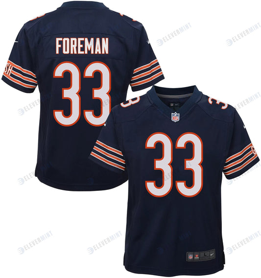 D£ªonta Foreman 33 Chicago Bears Youth Game Jersey - Navy