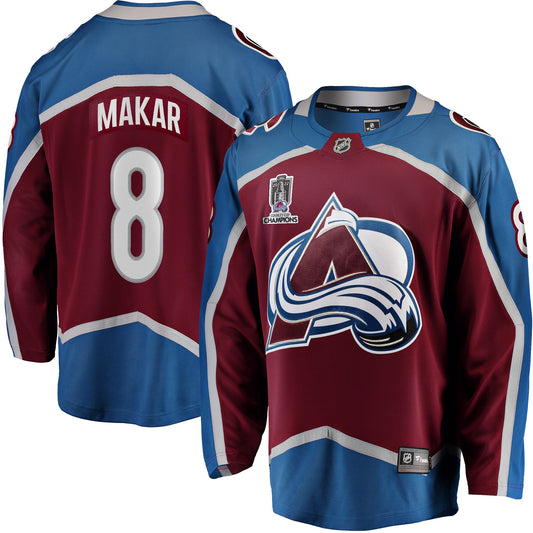 Cale Makar Colorado Avalanche Fanatics Branded Home 2022 Stanley Cup Champions Breakaway Player Jersey - Burgundy